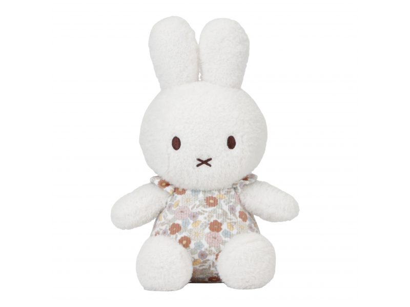 Little Dutch králíček Miffy plyšový vintage kytičky 25 cm