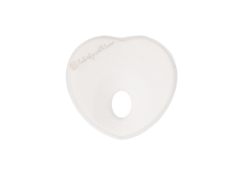 Kikkaboo Ergonomický polštářek z paměťové pěny Heart Airknit White